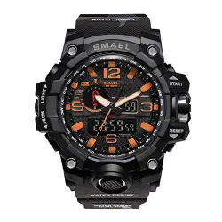 Outdoor-Militäruhr Tarnung Sport Wasserdichte Herrenuhr Multifunktions-LED Elektronische Uhr