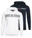 JACK & JONES Herren Logo Sweat Hood Noos Kapuzenpullover 2er Pack, Navy Blazer/Logo 1 - White/Detail:Play-3, M