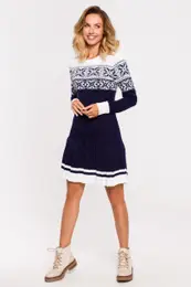 Woman's Sweater MXS01 Navy Blue