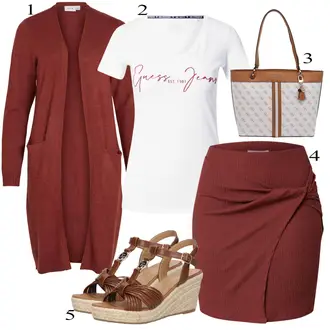 School Outfit s cherven Women's Wedding Festive Dresses/Women's Festive Maxi Skirts/Women's Festive dresses/Women's Wedding Dresses About You "Перфектно за прекарването на свободното време"Look: 30th birthday, 60th birthday, Birthday, 18th birthday, Registry Office, Valentine's Day, School