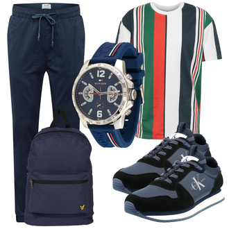 Outfit mit Schwarz Sneaker Calvin Klein Jeans "Alltagsoutfit"