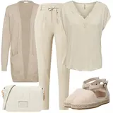 Béžové JOOP! Zimní Kabáty Outfity image