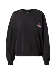 ONLY Sweatshirt ''''LUCINDA'''' rot / schwarz / weiß