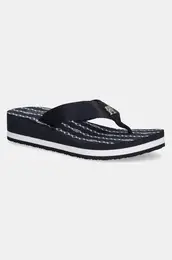 Japonke IM TH CHAINPRINT MIDWEDGE SANDAL enske, mornarsko modra barva, FW0FW08527