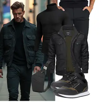Schick Outfit mit Tommy Hilfiger "Freizeit Outfit"Look: Elegant, Sportlich, Schick, Premium, Stil, Lack