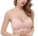 Sociala Damen Büstenhalter Schön Lace Bra Bügellos BH Top Bralette Beige M