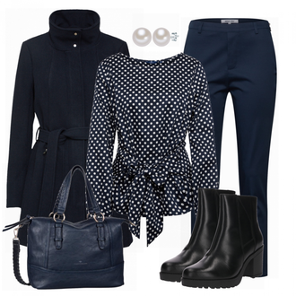 Outfit mit Blau Stiefel Vagabond Shoemakers "TomTailor"