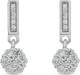 JETTE Ohrstecker silber / transparent
