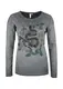 Q/S Designed By Longsleeve mit Stitching rauchgrau