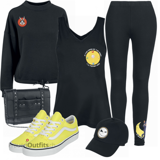 Outfit mit Blau Sailor Moon, Blau Top Sailor Moon "Outfit für die Freizeit"