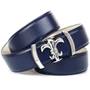 Blau Anthoni Crown Ledergürtel für Damen image
