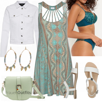Romantisch Outfit mit Blau/Dunkelblau/Türkis Balconette-Bh/BH Slip Set/Körper Body ohne Bügel/Bustier/Spitzenbustier/Dessous-Set Aus Spitze/Wäsche-Set/BH-Slip Set mit Bügel Aurore Lingerie "Modischer Sommer Look"Look: Französische, Schön, Romantisch, Sexy