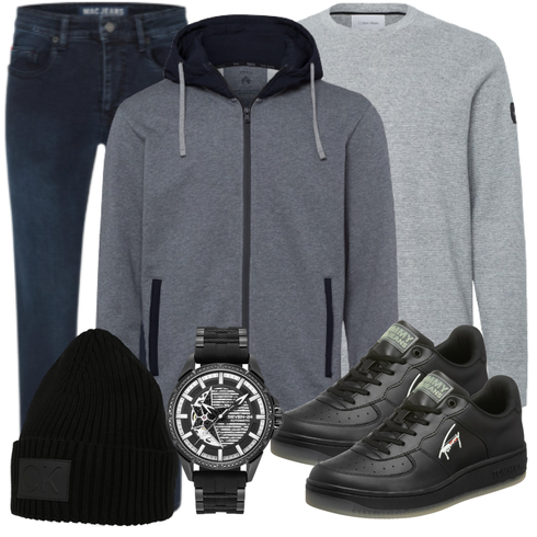 Schwarz Jeans MAC kombinieren