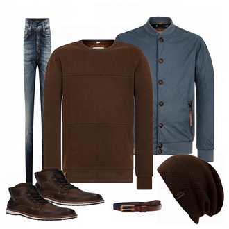 Outfit mit Schwarz Stiefel Bullboxer "Bullboxer"