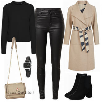 Outfit mit Schwarz Jeans Superdry "Schickes Alltagoutfit"