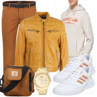 Outfit mit Weiß Sneaker Adidas Originals "Praktischer Look"