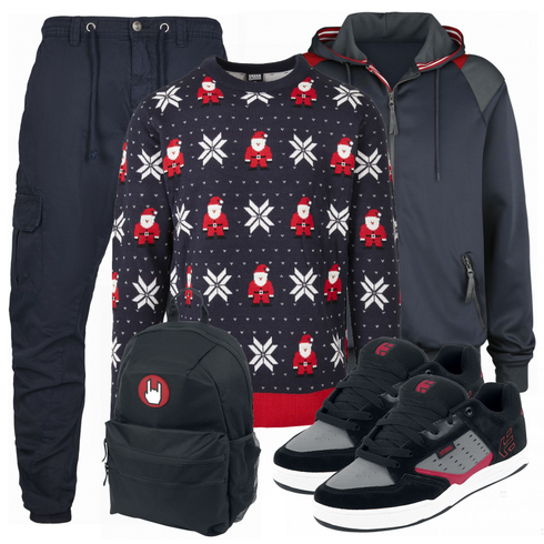 Blau Hose Urban Classics kombinieren