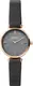SKAGEN Analoguhr dunkelgrau / rosegold / schwarz