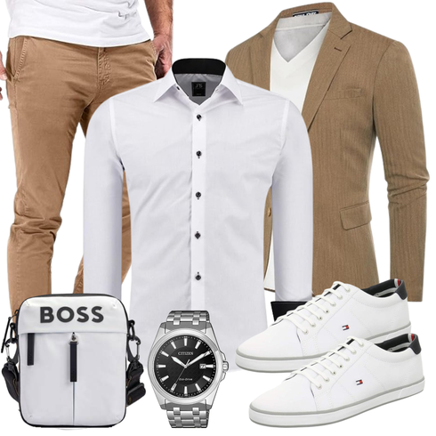 Weiß Accessoire J'S FASHION kombinieren