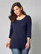 Basic Shirt Janet & Joyce Marineblau 