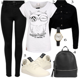 Črna, Zlati Termo Pajkice outfiti za dame image