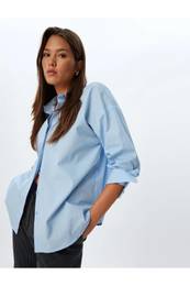 Regular Fit Shirt Classic Collar Long Sleeve Cotton