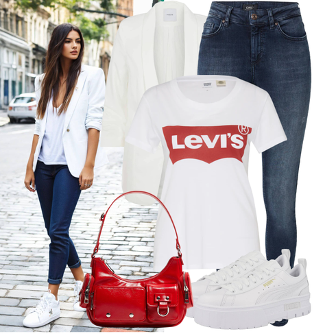 Rot/Weiß/Grün/Blau/Lila Hose Große Größe/Shirt & Top Große Größe/Boyfriend Jean/T-Shirt/Lederjacke für Männer/Mom Jean/Patchwork Jeans/Sweatjeans/Tapered-Jeans/Herren Lederjacke/Vintage Jeans levi's ® kombinieren