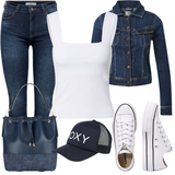 Schwarze Lee Jeansjacken Outfits image