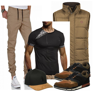 Outfit mit Blau Volcom "Amaci"