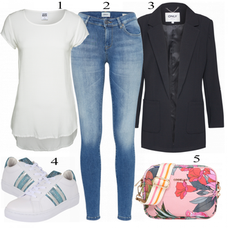 Outfit s Šedá Teniska Bugatti "Pouze Blazer"