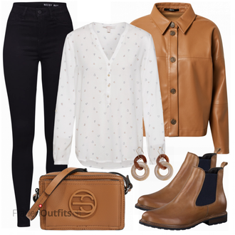 Outfit mit Braun someday "Outfit in herbstlichen Farben"