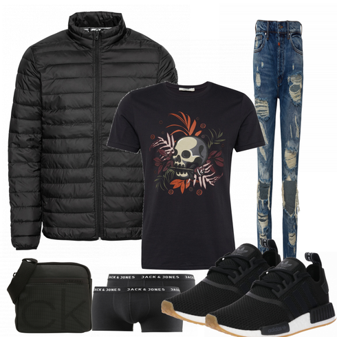 Schwarz Unterhose Jack & Jones kombinieren