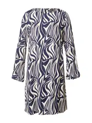 MORE & MORE Kleid beige / navy