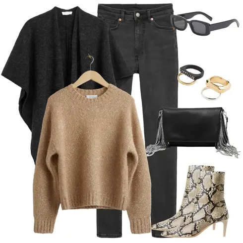 Dunkelgrau/Grau/Hellgrau Sportschuhe/T-Shirt/Leder Schuhe/Lederjacke/Thermojeans/Tapered-Jeans/Regular-Fit Jeans/Cropped Jeans/Damen 7/8-Länge Jeans/Slim Fit Jeans/Winterjacke Default kombinieren