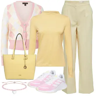 Duramo Outfit mit adidas sportswear "Modisches Softgirl Outfit"