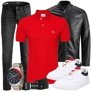 Laufen Outfit mit Dunkelgrau/Hellgrau/Grau Hose Jack & Jones "Cooles Outfit"look: Laufen, Freizeit