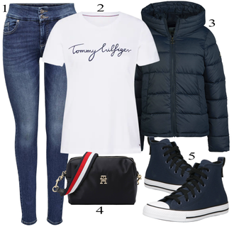 outfit mit Converse "Zimska oblačila"