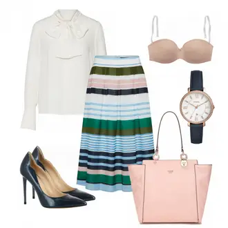 Outfit mit Bademode Großer Cup Lascana "businesslook"