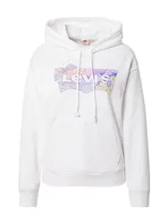 LEVI''''S Sweatshirt ''''GRAPHIC STANDARD HOODIE NEUTRALS'''' gelb / lila / mauve / weiß
