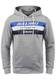 JACK & JONES Sacho Herren Kapuzenpullover Hoodie Pullover Mit Kapuze Und Print, Größe:M, Farbe:Light Grey Melange