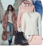 Outfits mit Skinny Ripped Jeans image