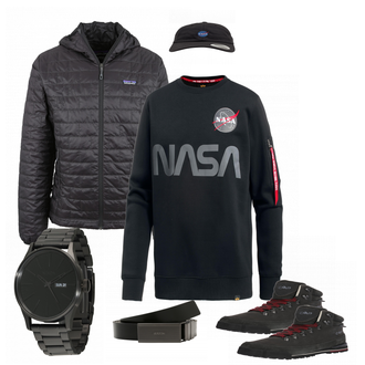 Outfit mit Blau Stiefel CMP "NASA"