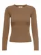 JDY Pull-over 'CIRKELINE'  marron