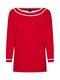S.Oliver BLACK LABEL Pullover rot / weiß
