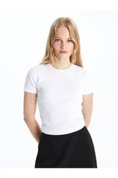 LCW Women's Crew Neck Plain T-Shirt