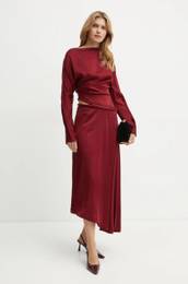 Obleka bordo barva, 1424WDR005829A