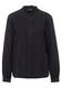 Street One Damen Bluse mit Rüschenkragen in Schwarz