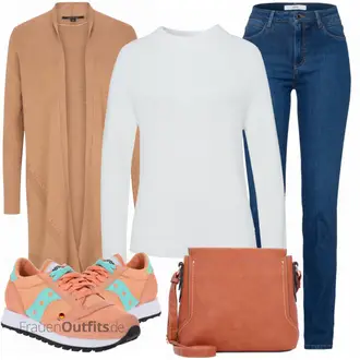 Outfit mit Sneaker Saucony "Herbstliches Freizeit Outfit"