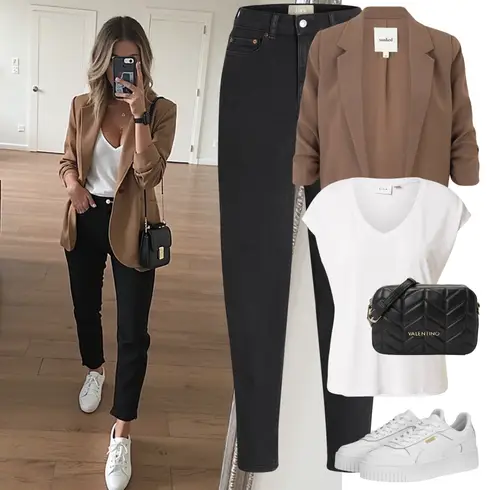Comment poter Beige/Noir/Gris foncé/Kaki Jeans Mom Jean/Jeans Femme Longueur 7/8/Jean Motard/Jean Dad/Jean Taille Haute/Jean Fuselé/Jeans Thermiques/Veste d'Hiver jjxx avec Beige/Gris/Marron Manteau/Blouse et Tunique/Manteau Blazer/Manteau Léger/Manteau Oversize/Manteau D'été/Manteau de Mi-saison/Trench Manteau/Women's Trenchcoats SOAKED IN LUXURY