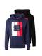 JACK & JONES Sweatshirt navy / melone / schwarz / wei